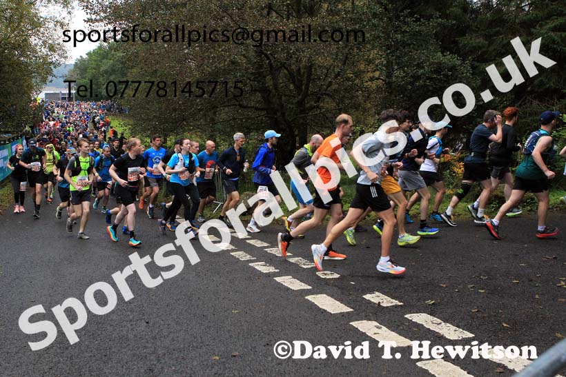 The 2024 Kielder Marathon, 2024 Kielder Marathon and Half Marathon.   Photo: David T. Hewitson/Sports for All Pics